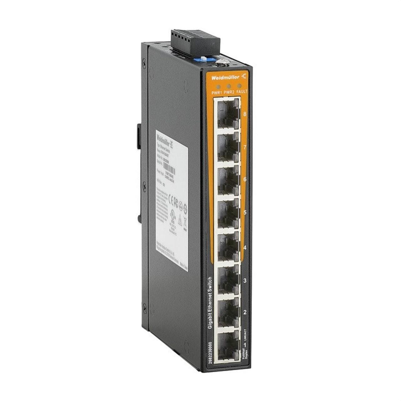 WEIDMULLER - Interruptor Ethernet activo gestionado IE-SW-EL08-8GT