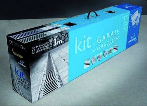 ADEQUA - Kit de garaje de 3m K3-130-RP 130x3000x90mm con rejilla de PP