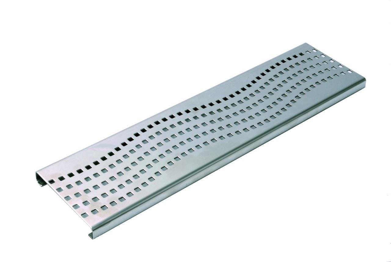 ADEQUA - Rejilla 500x130mm RAI-130-DOM de diseño ondas en acero inoxidable acabado en mate