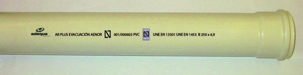 ADEQUA - Tubo sistema insonorizada AR DN200mm espesor 3,9 3m