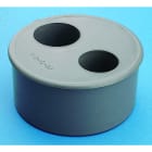 ADEQUA - Tapón de reducción doble macho - hembra X-44 diámetro 125/40/40