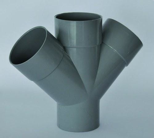 ADEQUA - Injerto doble plano macho - hembra 45° RX-14 diámetro 125