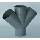 ADEQUA - Injerto doble plano macho - hembra 45° RA-14 diámetro 200