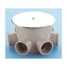 ADEQUA - Bote sifónico extensible B-S diámetro 110 con tapa expansiva inoxidable