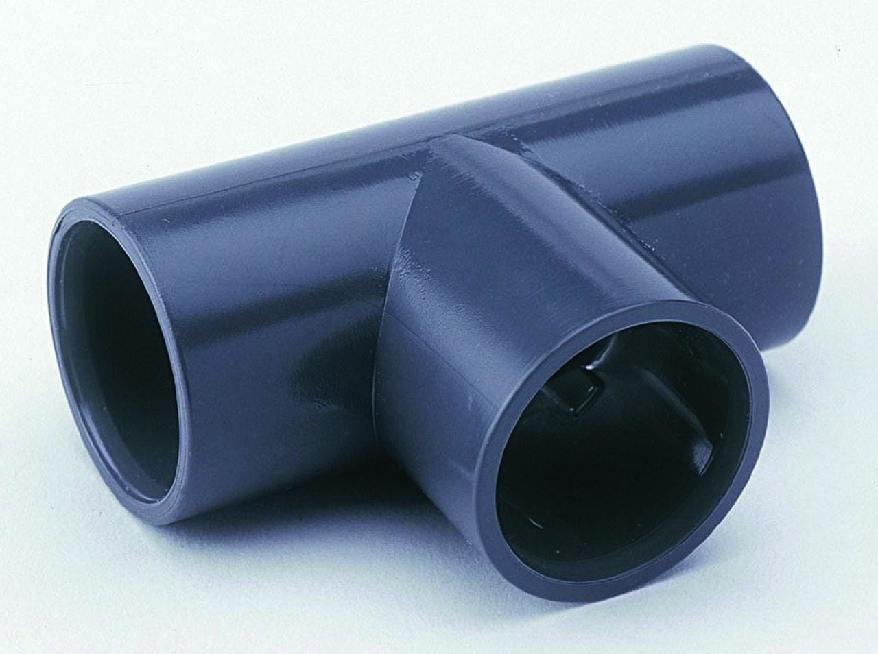 ADEQUA - Te igual a 90° hembra PVC T-32