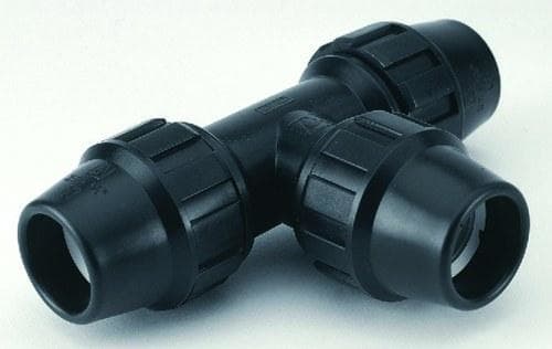 ADEQUA - Té bocas iguales TEP-40 DN40mm en polipropileno