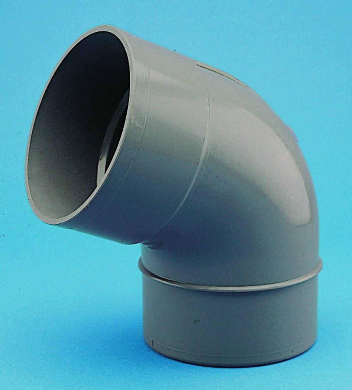 ADEQUA - Codo macho - hembra 67° 30' CJ-6 diámetro 50