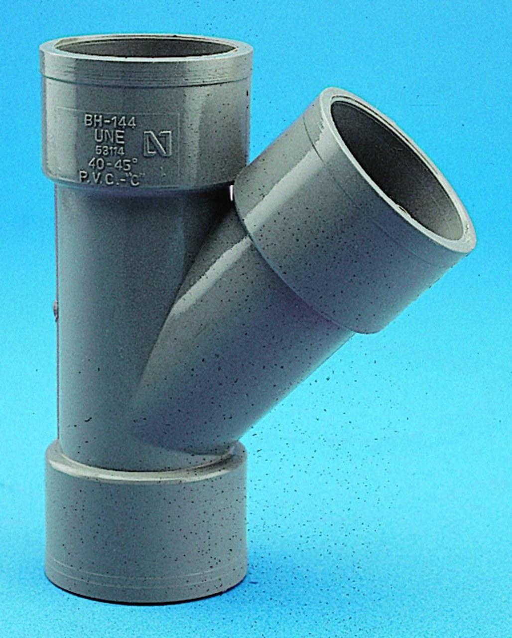 ADEQUA - Injerto hembra - hembra 45° BF-144 diámetro 32mm