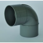 ADEQUA - Codo macho - hembra 87° 30' CX-8-A-I diámetro 125mm alto impacto
