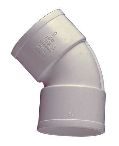 ADEQUA - Codo hembra - hembra 45° Ch-44-B diámetro 40