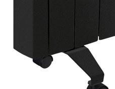 ROINTE - Kit ruedas radiadores negro