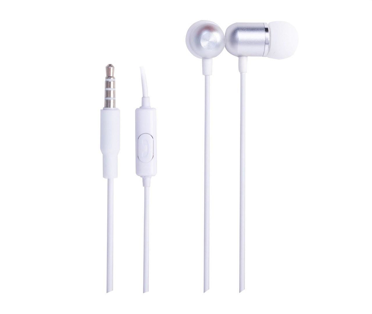 FONESTAR - Auriculares in ear con micrófono Jack 3,5 mm 4 contactos negro