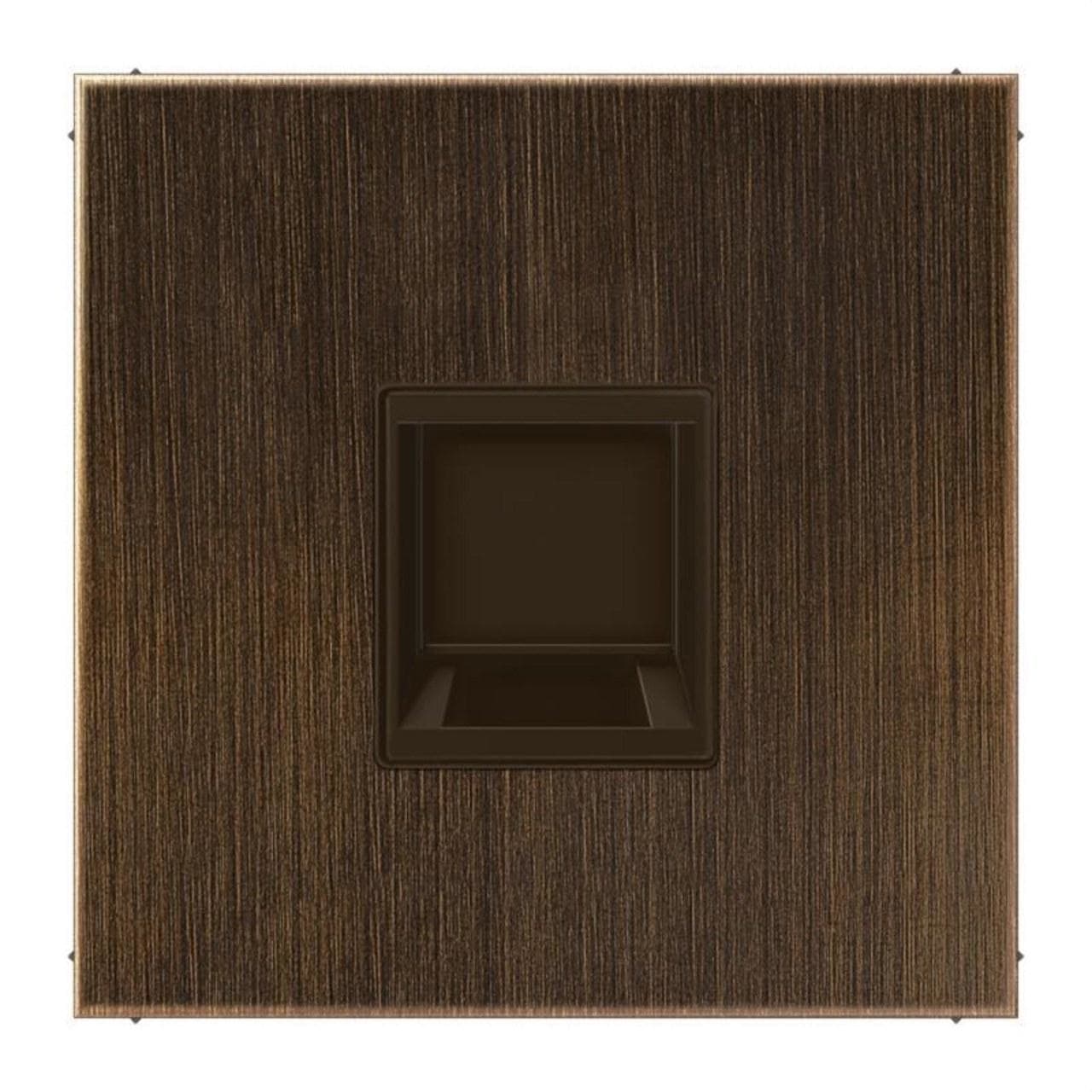 JUNG - Placa modular Jack-Radiall 1 toma LS latón antik