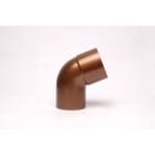 ADEQUA - Codo macho - hembra 45° CS-4-M diámetro 90mm color marrón