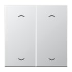JUNG - Tecla pulsador doble persiana LS aluminio