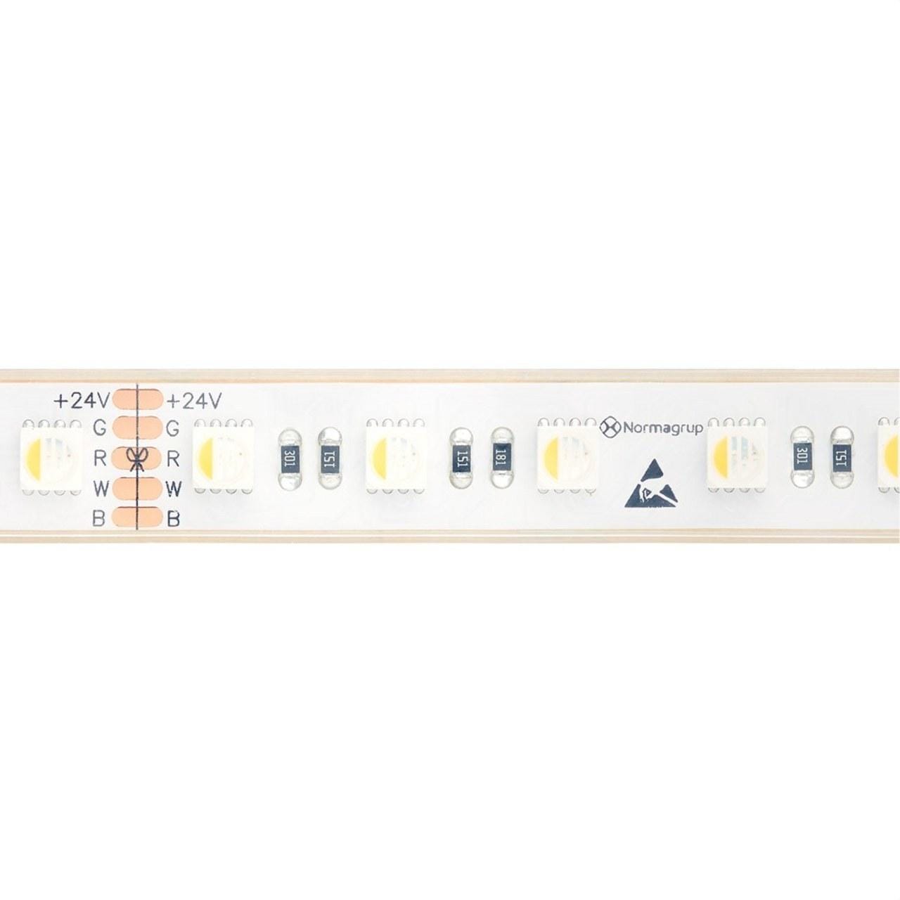 NORMALIT - Tira LED 19,2W 400lm RGBW IP67 1000mm