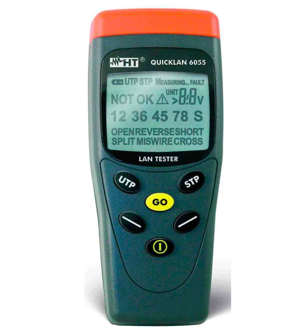 HT INSTRUMENTS - Comprobador de redes Quicklan6055 LAN RJ45 con TDR
