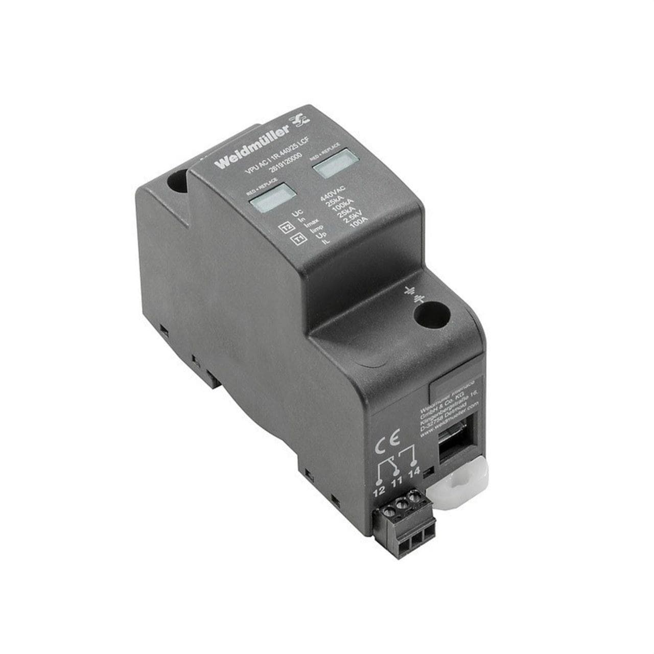 WEIDMULLER - Protector sobretensión VPU AC I 1 R 440/25 LCF