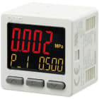 SMC - ISE20A-V-01-J  PRESOSTATO DIGITAL AIRE RC 1/8, 2 SAL.PNP + 1 ANALÓG.4-20MA