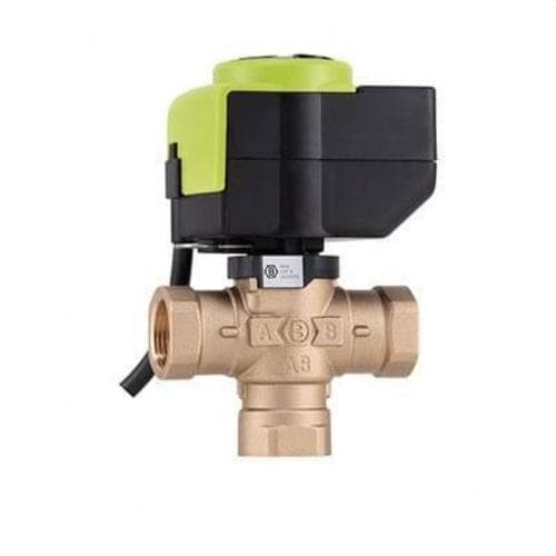 POTERMIC - Válvula de zona motorizada serie BS5 ARP con retardo automático 3 vías 1.1/4" M