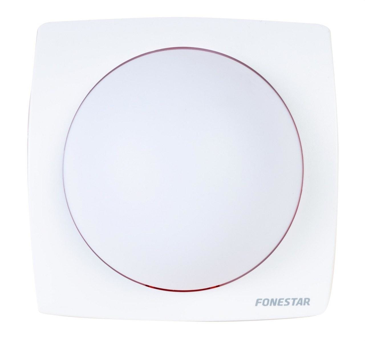 FONESTAR - Lámpara de pasillo semiesférico LED RGB bajo consumo y alta eficiencia alimentación PoE blanco