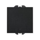 SIMON - Interruptor piloto SIMON 270-EMPOTRAR 16 AX negro mate