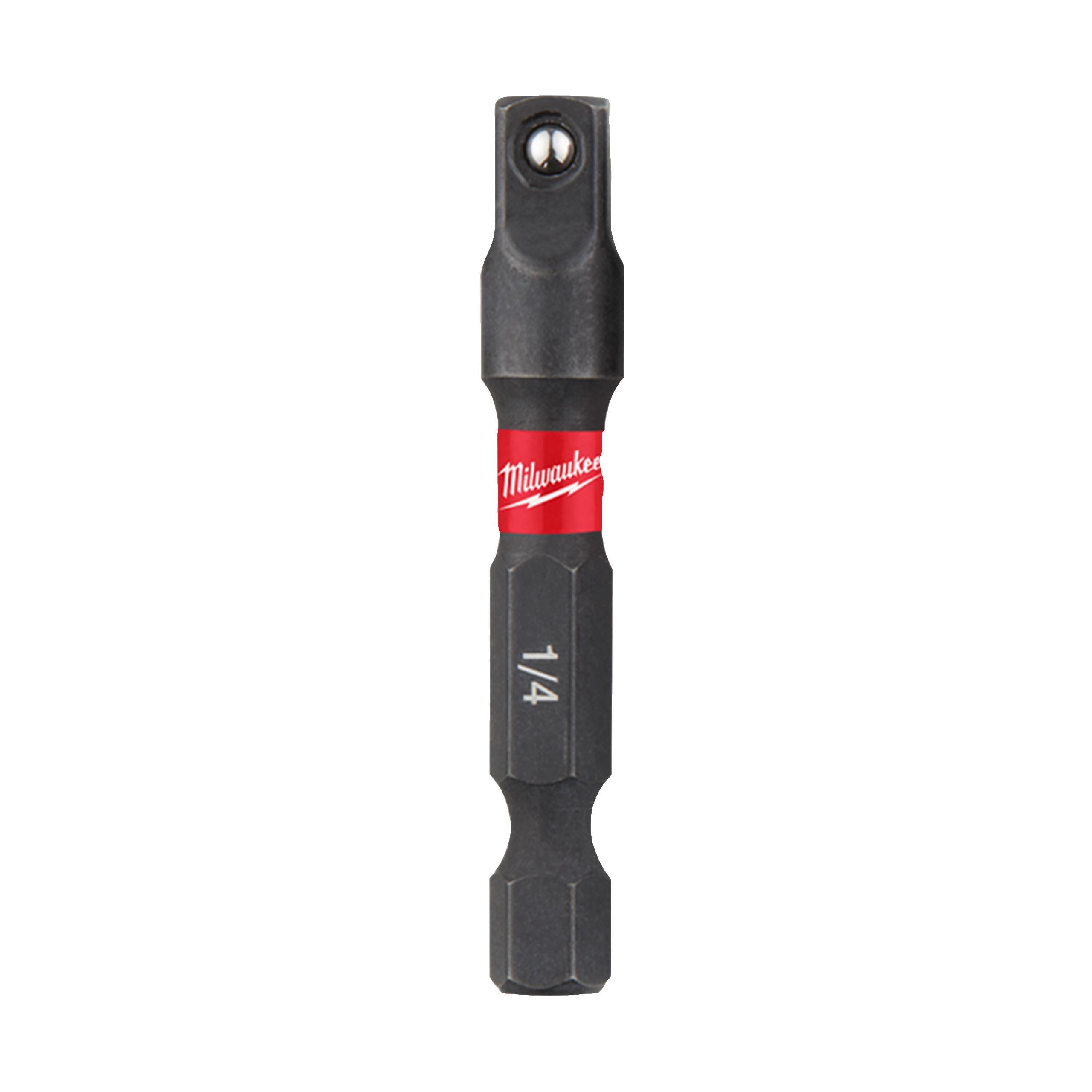 MILWAUKEE - ADAPTADOR PARA VASOS  1/4" HEX ? 1/4" CUAD. 50MM