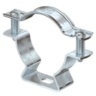 OBO BETTERMANN - Abrazadera con agujero alargado 36-44mm galvanizado por inmersión en caliente DIN en ISO 1461 acero St