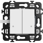 BTICINO - Interruptor de luz doble inalámbrico Classia with Netatmo - Blanco