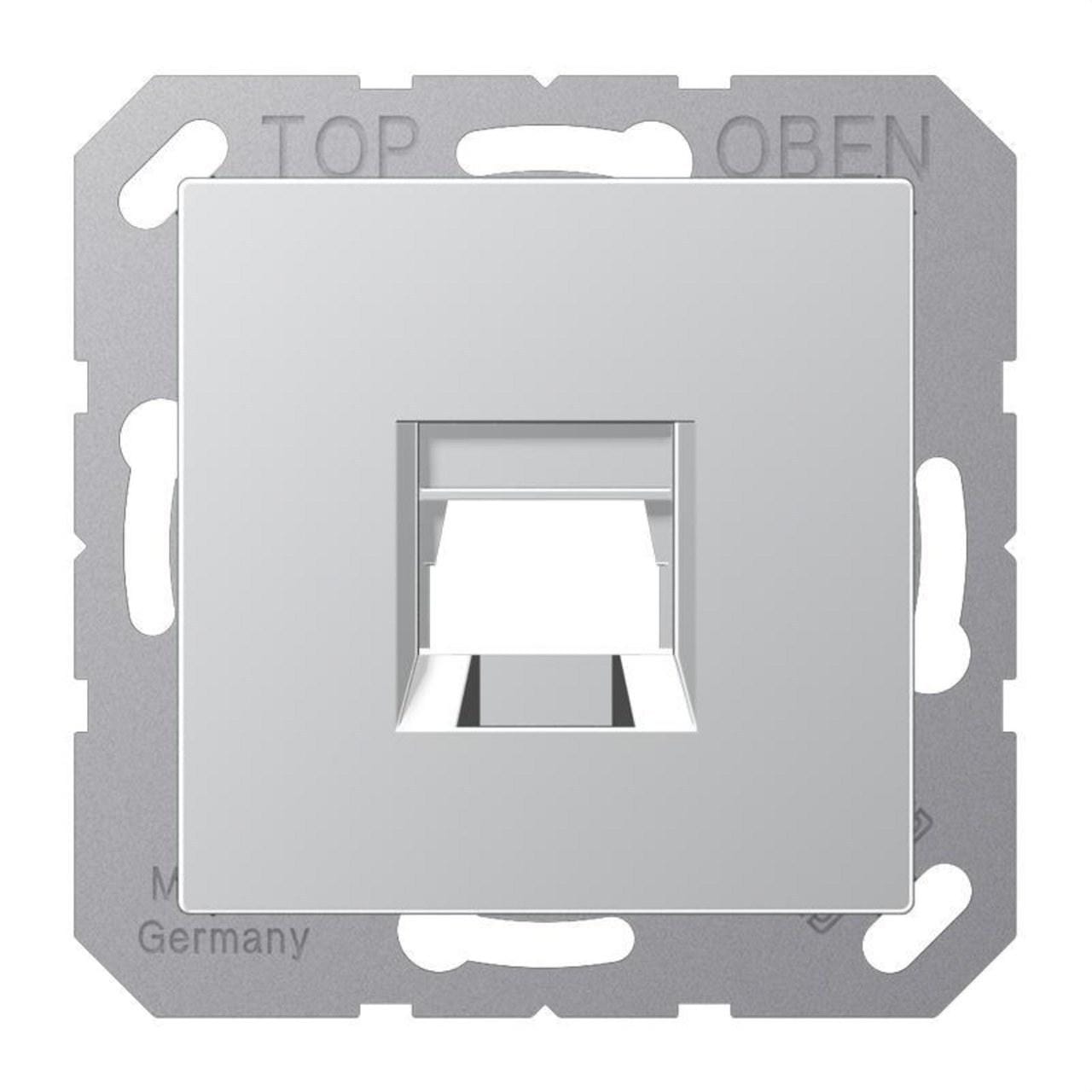 JUNG - Placa Modular Jack 1 toma A1569-15WEAL A aluminio