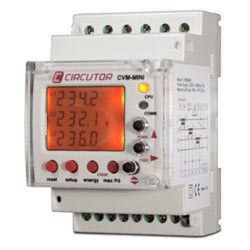 CIRCUTOR - Analizador de redes trifásico CVM-E3-MINI-ITF-485-IC carril DIN