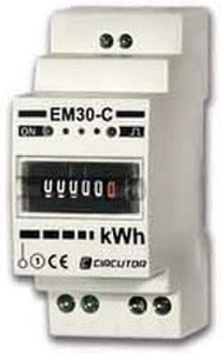 CIRCUTOR - Contador EM30-C monofásico KW 5A 2 modulos