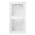 JUNG - CAJA SUPERFICIE X2 LS BLANCO MATE