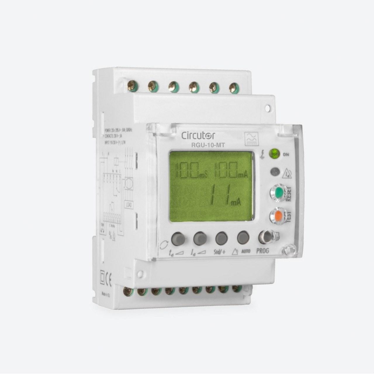 CIRCUTOR - Relé diferencial RGU-10C MT con transformador exterior