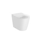 ROCA - Inodoro tanque alto o empotrable 560mm blanco mate INSPIRA ROUND adosado pared
