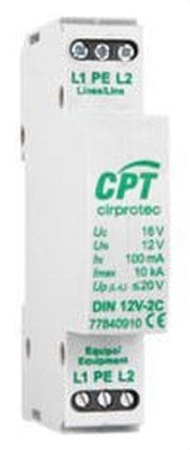 CIRPROTEC - Protector 2 hilos carril din 10kA 24V