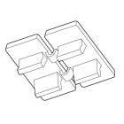 CEMBRE - Marcador de borna MG-CPM-12 46390 4,2x9mm blanco