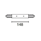 IGUZZINI - UNION DCTA.BINARIO P/ALIM.RAIL STD.BL