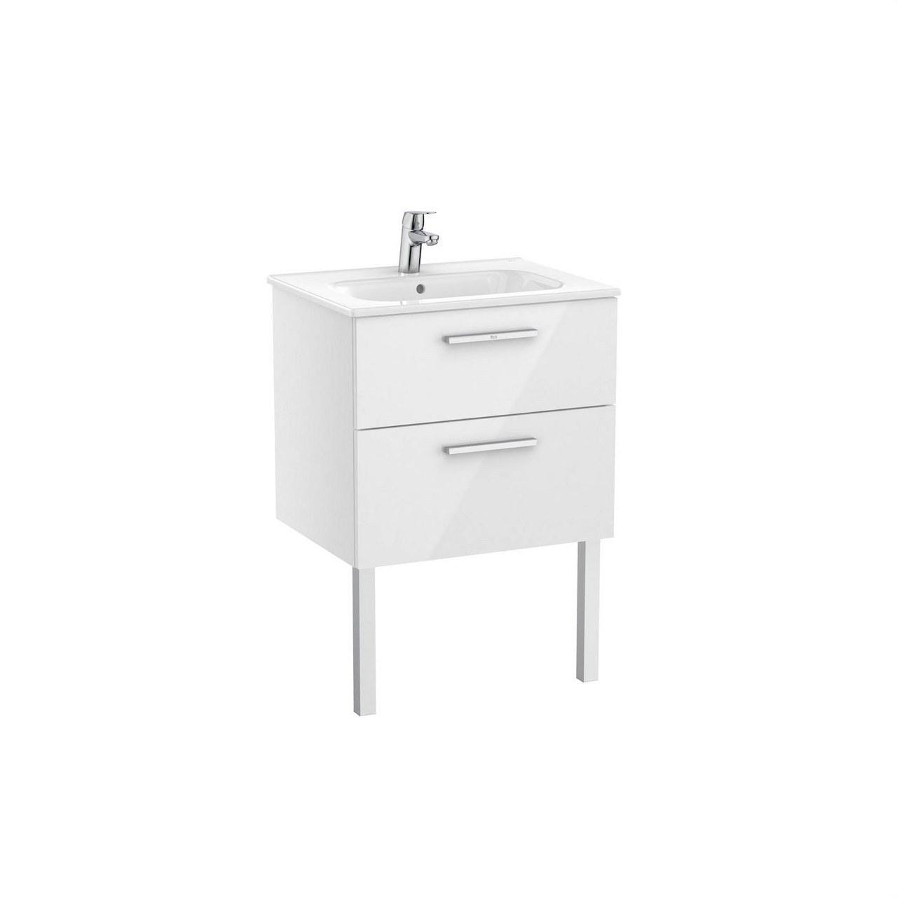 ROCA - CJ.VICTORIA BASE+LAVABO 600 BL 2 CJN.