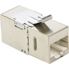 EXCEL - ADAPTADOR H/H KEYSTONE TOOL-LESS CAT.6A STP, 180 GRADOS