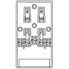 CLAVED - Cofred alumbrado público 1468/1E-M IP13 25mm²
