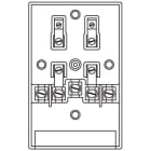 CLAVED - Cofred alumbrado público 1468/1-M IP13 25mm²