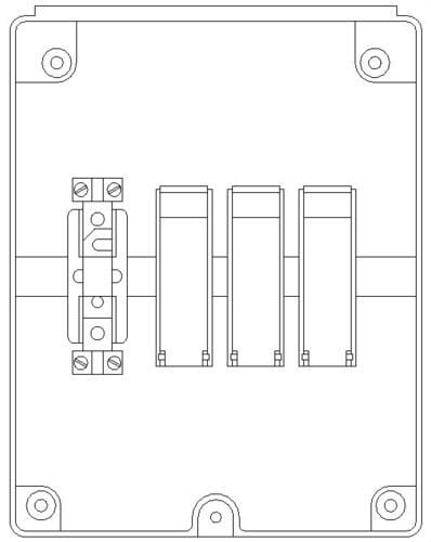 CLAVED - Caja general de protección CGPC-63/7-8
