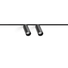 ARKOSLIGHT - Foco carril FIT 35 48V Double Medium 3000K negro texturado