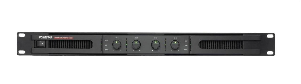 FONESTAR - ET.POT.MEGAF.4 CAN.SAL.100 V O 70 V INST.MEGAF.4x400W RMS Ó 2 X 480 W RMS(UN SOL