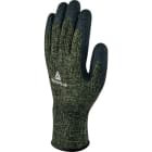 DELTA PLUS - Guante de poli-algodón/para-aramida con la palma impregnado de latex talla 08 negro
