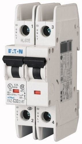 EATON - Interruptor magnetotérmico FAZ C 2P RT 1A FAZ-C1/2-RT
