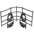 PANDUIT - INTERSECTION BEND RADIUS CONTROL, 6" HIGH BLACK