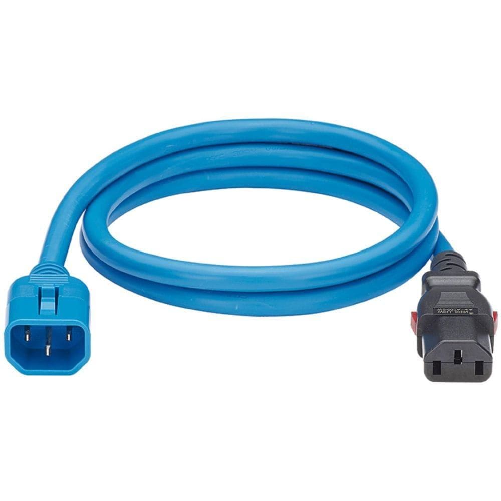 PANDUIT - LOCKING POWER CORD, IEC C14 TO C13 BLUE 0,6M