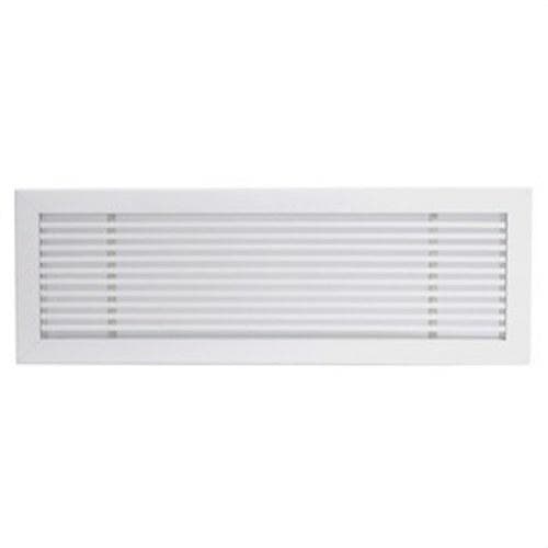 AIRZONE - Rejilla lineal fijo 0º 2000x75 clip blanco tramo central